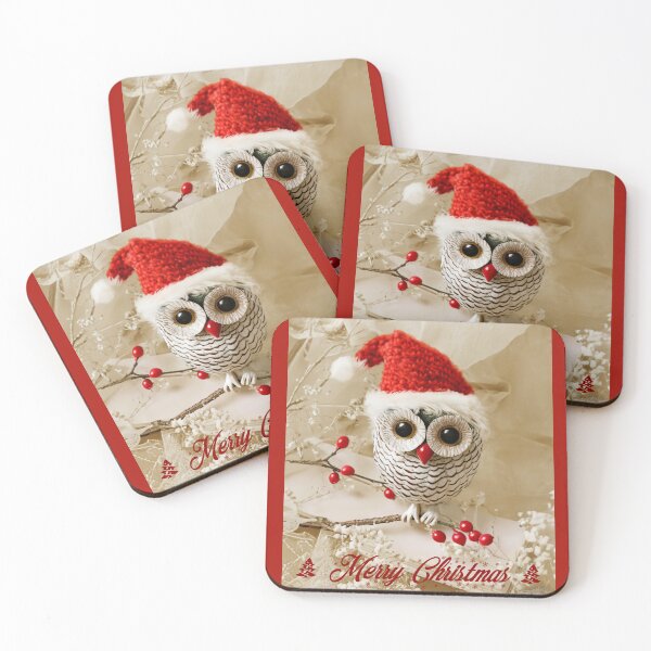 Item preview, Merry Christmas Owl designed and sold by Leanne M Williams.