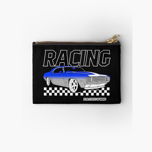 Item preview, Racing Is A State Of Mind Funny Checkered Flag Fast Cars Speed Motorsports Street Racing Classic Cars designed and sold by CarantinedChaos.