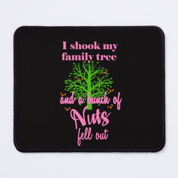 Item preview, Family Tree and Bunch of Nuts (Pink) designed and sold by wordsonly.