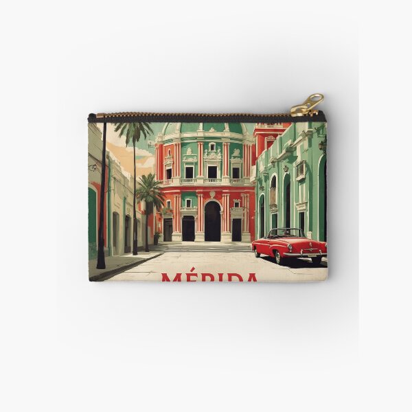 Item preview, Mérida Mexico Vintage Poster designed and sold by TravelersGems.