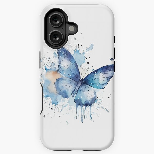 Artikel-Vorschau von Blauer Aquarell-Schmetterling, designt und verkauft von PawPrintsCo.