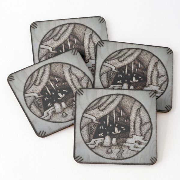 Item preview, Crystal cave on wood designed and sold by storitz.art.