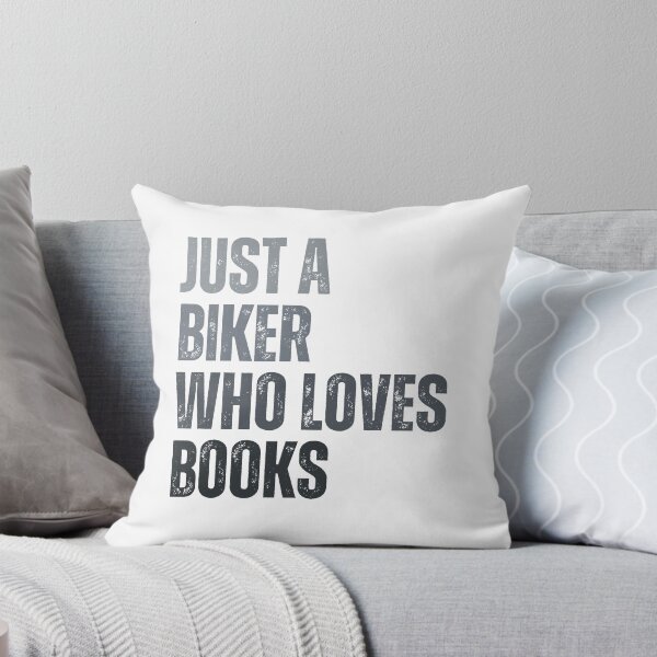 Item preview, Just a biker who loves books designed and sold by InkDrinker23.