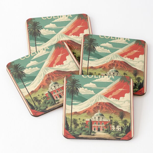 Item preview, Colima Mexico Vintage Poster Tourism designed and sold by TravelersGems.