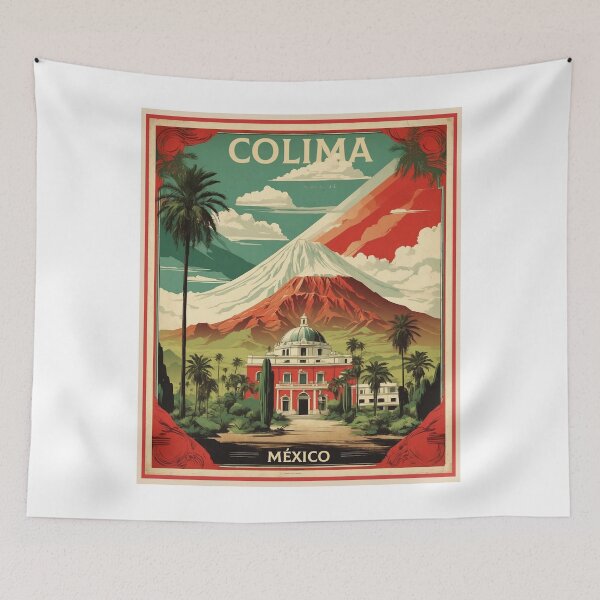 Artikelvorschau, Colima Mexiko Vintage Poster Tourismus entworfen und verkauft von TravelersGems.