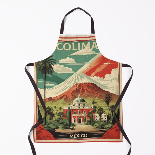 Item preview, Colima Mexico Vintage Poster Tourism designed and sold by TravelersGems.