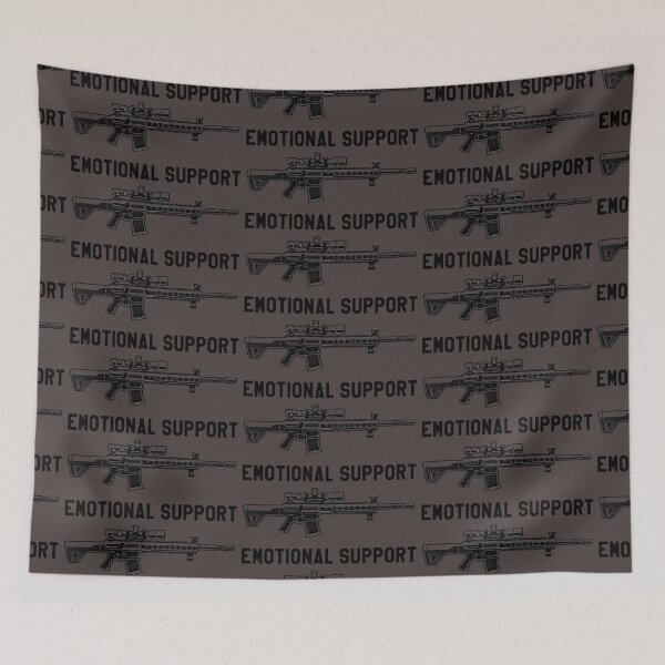 Item preview, EMTIONAL SUPPORT - RIFLE designed and sold by RENAGADE4LYF.