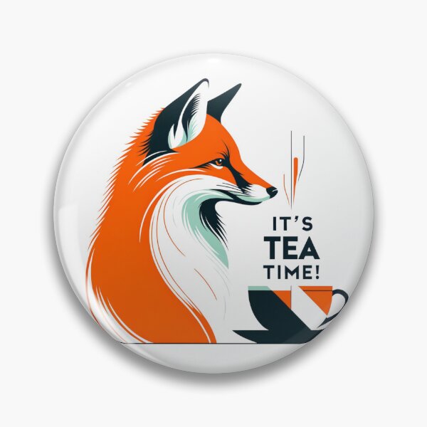 Item preview, Essential Tea Time Minimalist Fox Design designed and sold by visionaryprint.