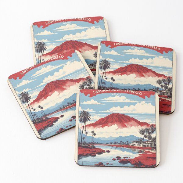 Item preview, Lagunas de Montebello Mexico Vintage Poster Tourism designed and sold by TravelersGems.
