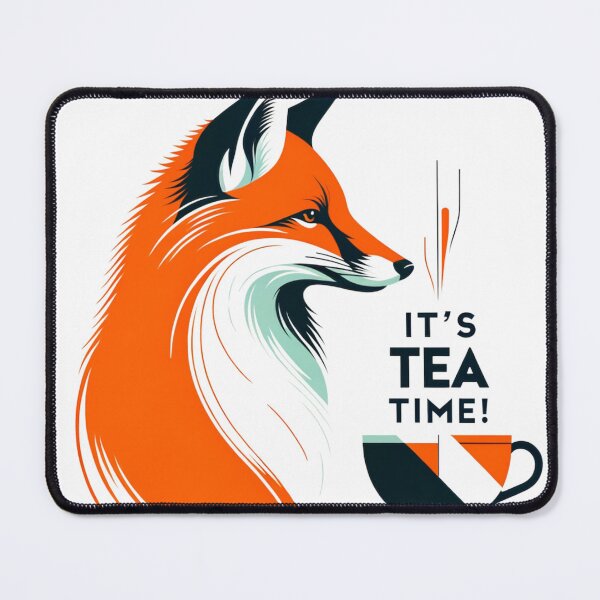 Item preview, Essential Tea Time Minimalist Fox Design designed and sold by visionaryprint.