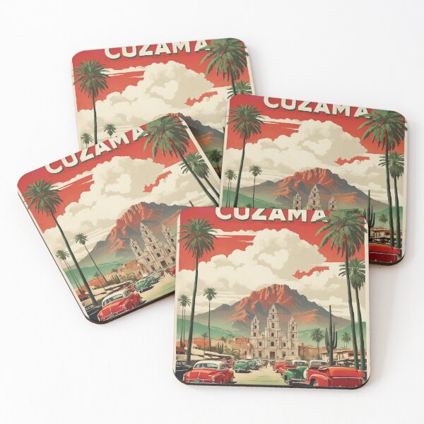 Item preview, Cuzama Mexico Vintage Poster Tourism designed and sold by TravelersGems.