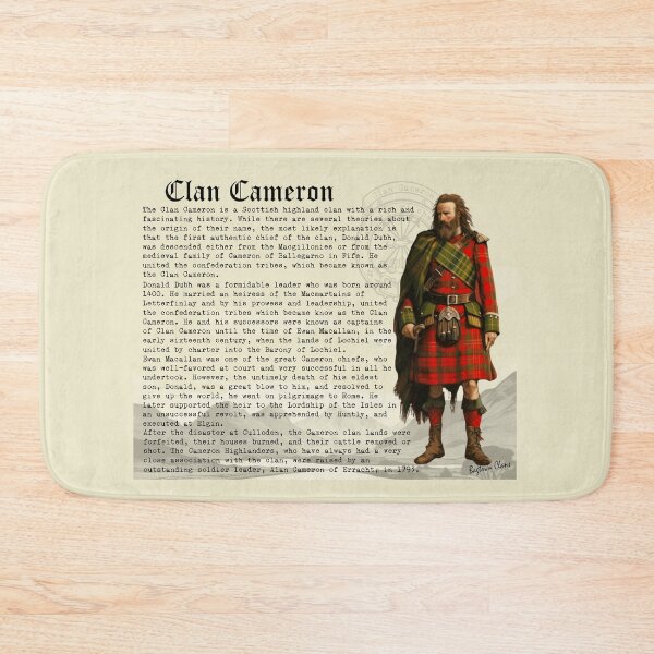 Item preview, Clan Cameron Scottish History  designed and sold by BagTown Clans.