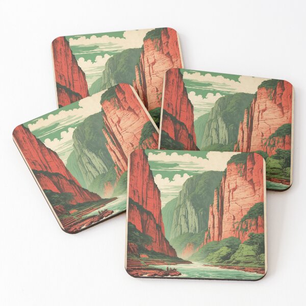 Item preview, Cañon del Sumidero Chiapas Mexico Vintage Poster Tourism 2 designed and sold by TravelersGems.