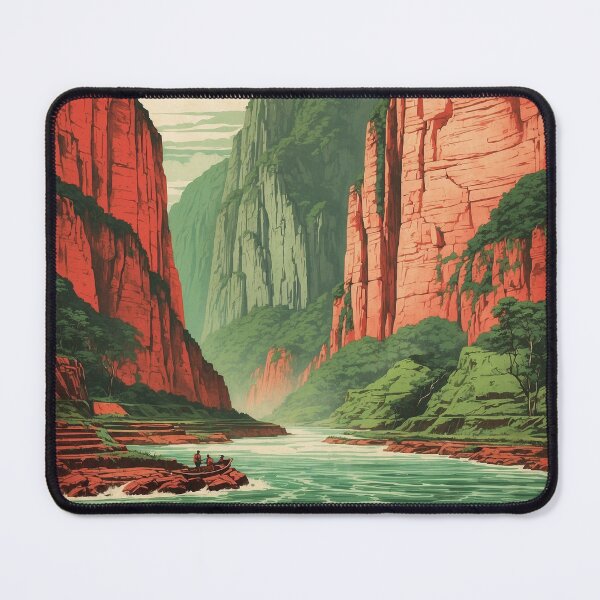 Item preview, Cañon del Sumidero Chiapas Mexico Vintage Poster Tourism 2 designed and sold by TravelersGems.