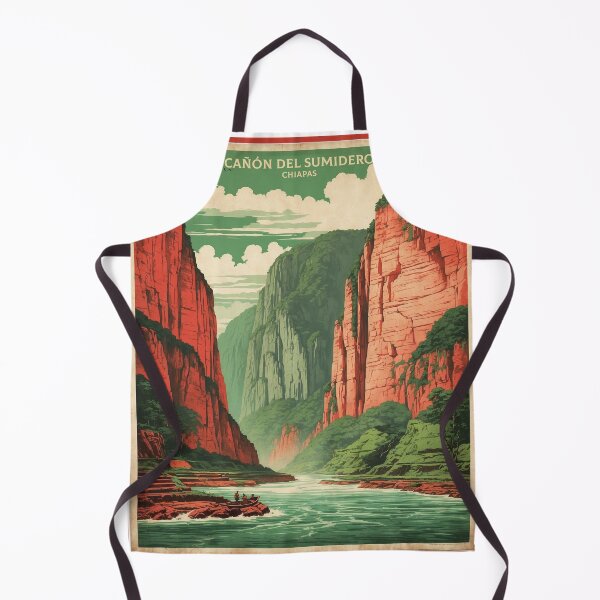Item preview, Cañon del Sumidero Chiapas Mexico Vintage Poster Tourism 2 designed and sold by TravelersGems.