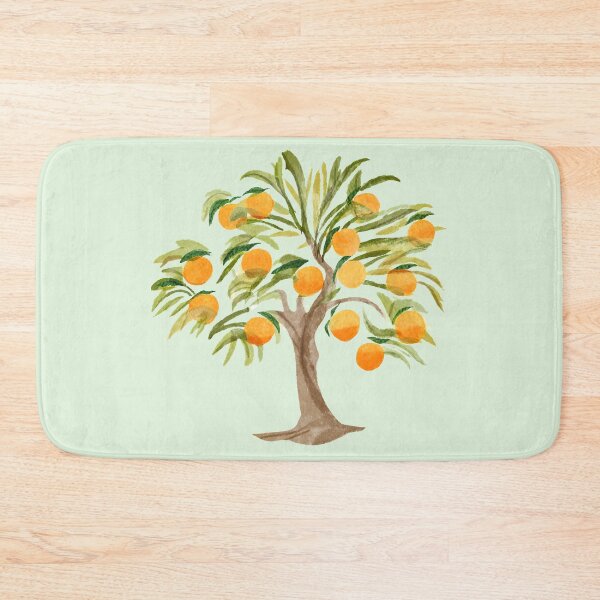 Item preview, Watercolor Orange Tree designed and sold by cozyvintage.