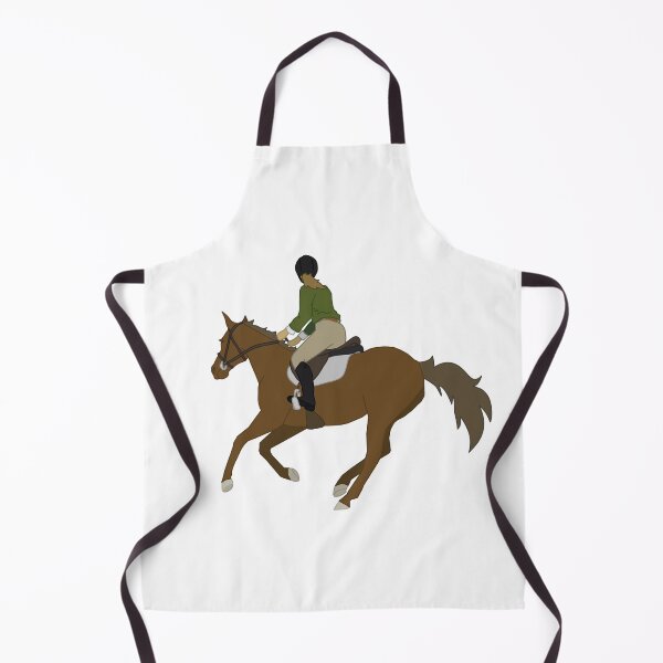 Item preview, COLOR-LINE Rail-View Asking for the Canter on a Turn designed and sold by Abby Art Studio.