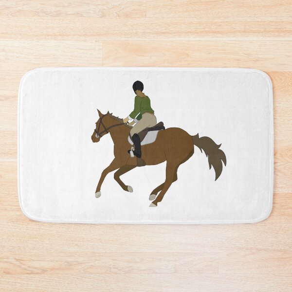 Item preview, COLOR-LINE Rail-View Asking for the Canter on a Turn designed and sold by Abby Art Studio.