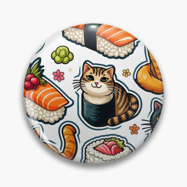 Item preview, sushi cat designed and sold by Greydate.