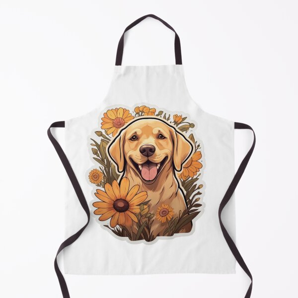 Item preview, Labrador Bloom - Cartoon Golden Lab Delight designed and sold by PureGlee.