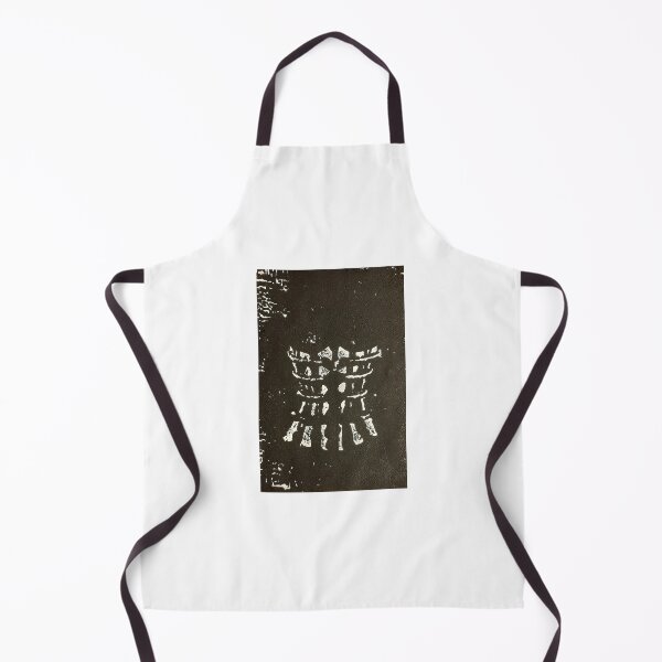 Item preview, corset lino cut ghost print design designed and sold by rayez.