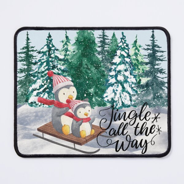 Item preview, Jingle All the Way Penguin Sleigh Ride! designed and sold by TidyKitchenInc.