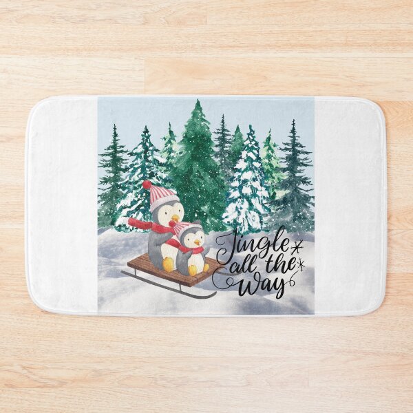 Item preview, Jingle All the Way Penguin Sleigh Ride! designed and sold by TidyKitchenInc.