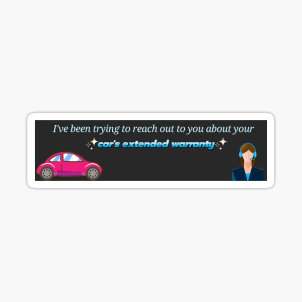Item preview, Car's extended warranty scam call designed and sold by AutumnsAbstruse.