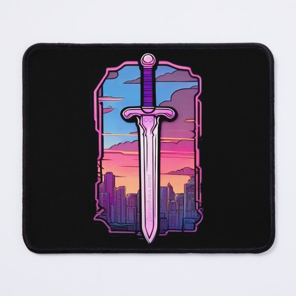 Item preview, Retrowave Sword designed and sold by Bielzisimo.