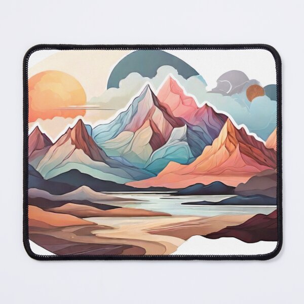 Item preview, Dreamy Landscapes: Abstract Interpretations Unveiled (247) designed and sold by WASjourney.
