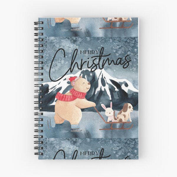 Item preview, Merry Christmas Bear Ice Skating! designed and sold by TidyKitchenInc.