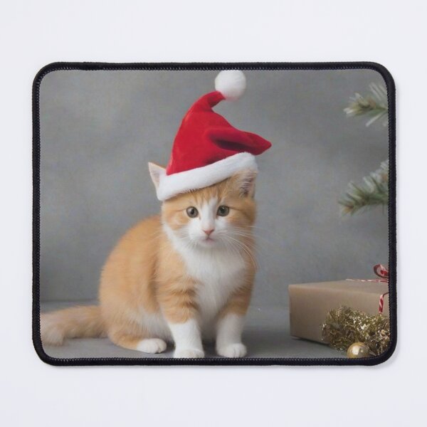 Item preview, Cat in a Christmas hat designed and sold by KilianSzmid.