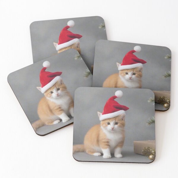 Item preview, Cat in a Christmas hat  designed and sold by KilianSzmid.
