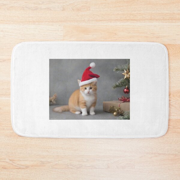 Item preview, Cat in a Christmas hat  designed and sold by KilianSzmid.