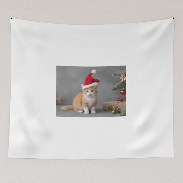 Item preview, Cat in a Christmas hat  designed and sold by KilianSzmid.