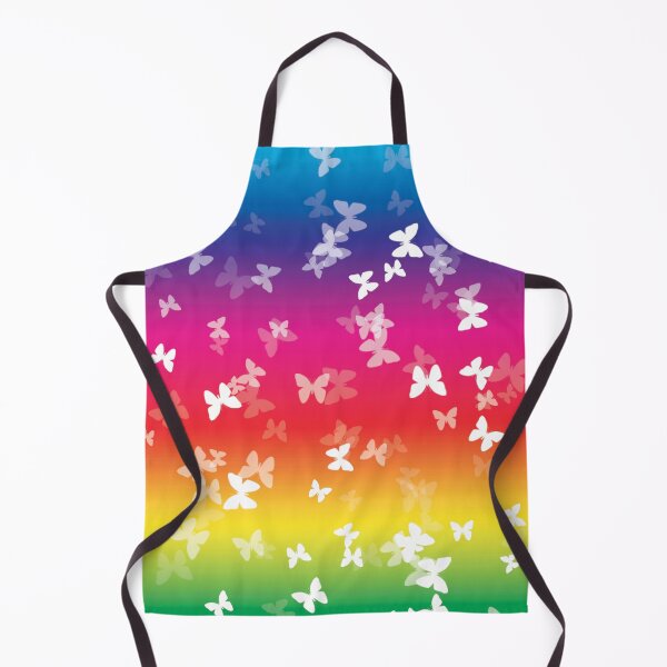 Item preview, Pattern of rainbow colors and butterflies designed and sold by LuckyCreative.