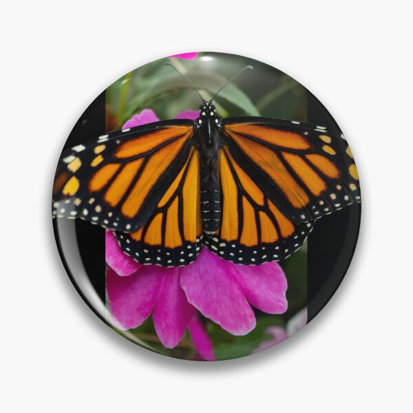 Item preview, Monarch Butterfly Lover Photograph with Impatiens designed and sold by Carleah Unique.