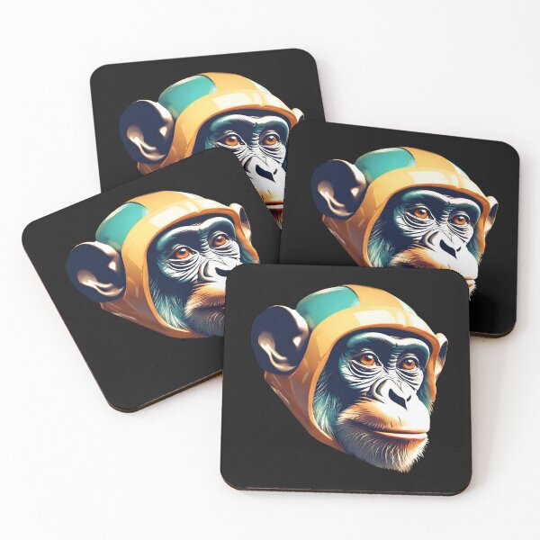 Item preview, Cute Monkey Cosmonaut designed and sold by Aquillashop.