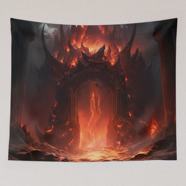 Item preview, Portal gates to Hell designed and sold by Red Witch Art.