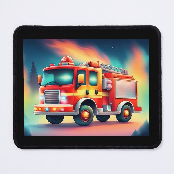 Item preview, Cute Fire Truck Design designed and sold by Saffia Publishing House.