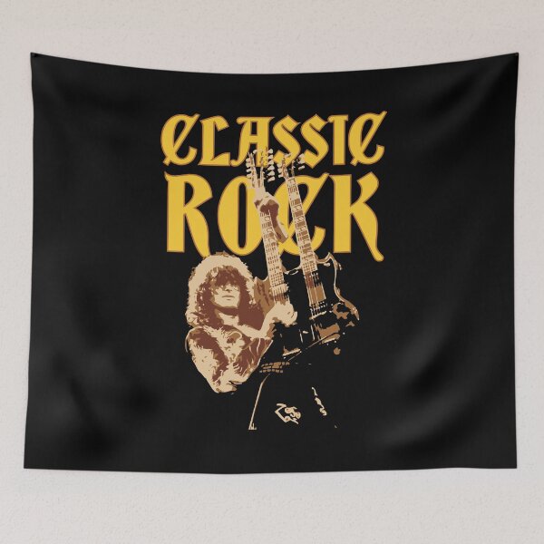 Item preview, Classic Vintage Retro Rock Music Guitarist designed and sold by WIZECROW.