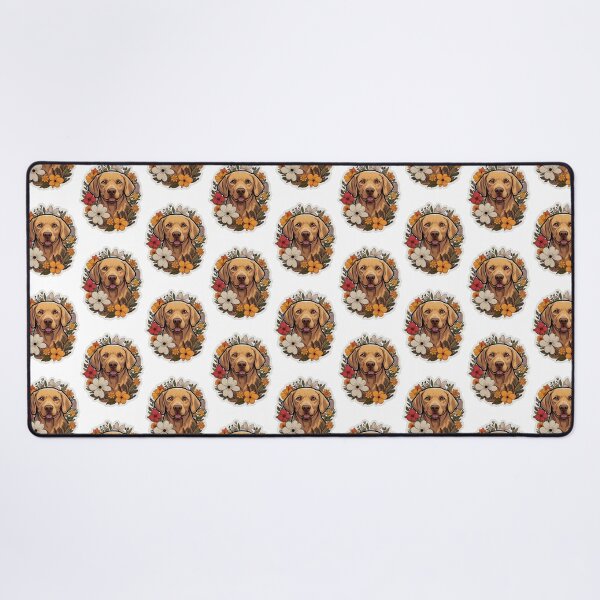 Item preview, Golden Bloom Bliss - Cartoon Labrador Portrait designed and sold by PureGlee.