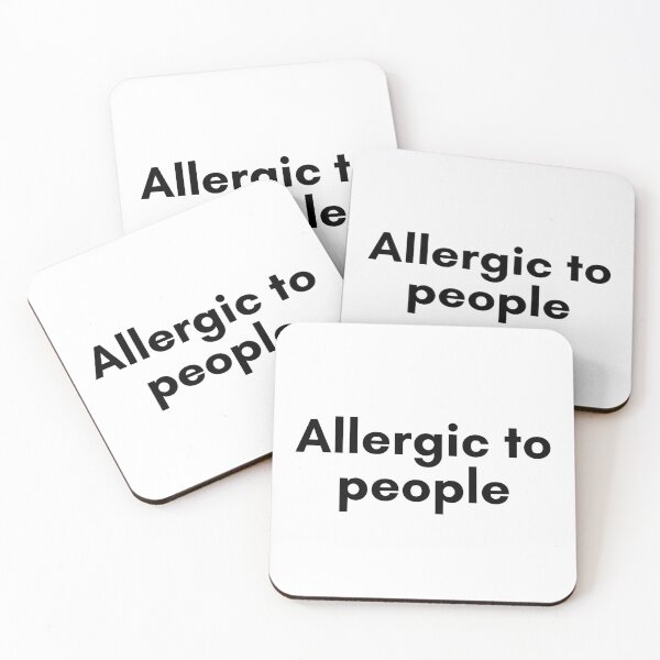 Item preview, Allergic to People designed and sold by TrendIt-.