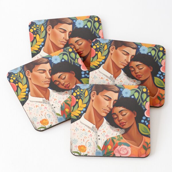 Item preview, Botanical bliss content couple - greeting card  |  Valentines, Anniversary, Romance, Love designed and sold by OddCorro.