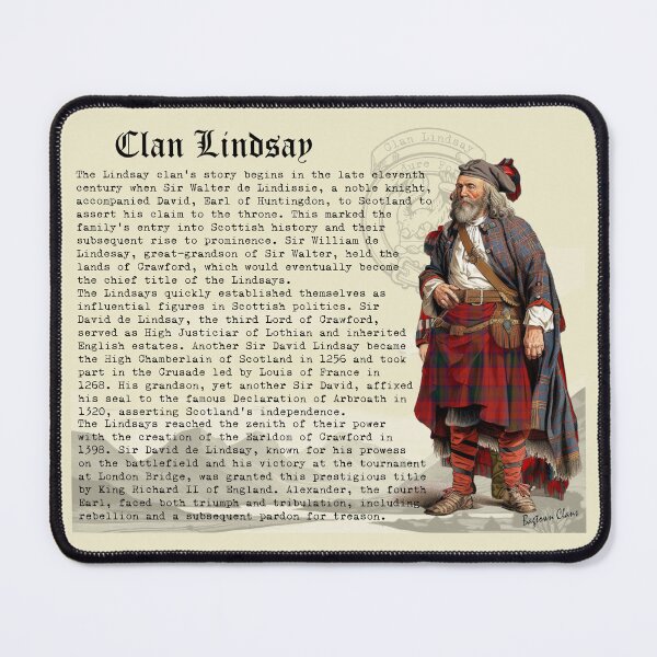 Item preview, Clan LIndsay Scottish History  designed and sold by BagTown Clans.