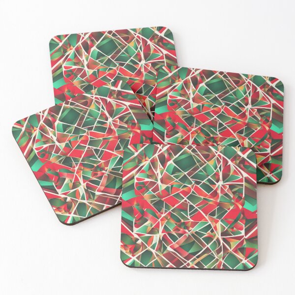 Item preview, Abstract Christmas Mosaic Pattern designed and sold by calibrit.