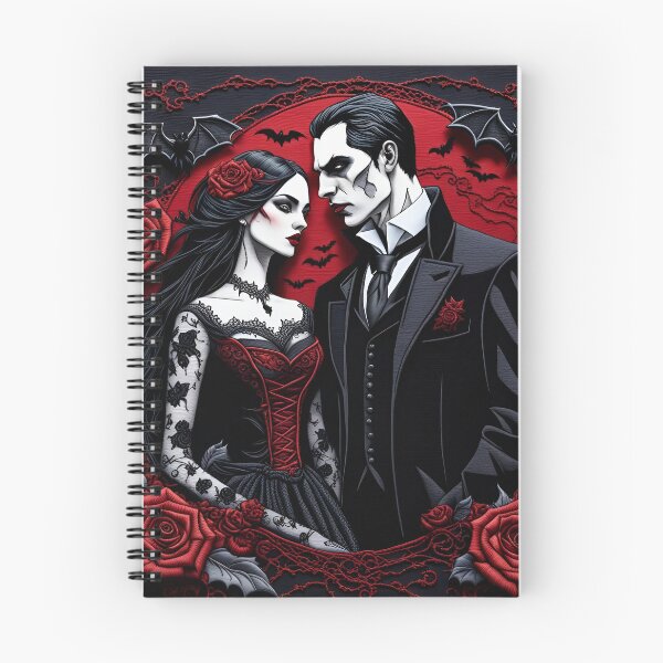 Item preview, Vampire  couple, gothic love designed and sold by GothicRubette.