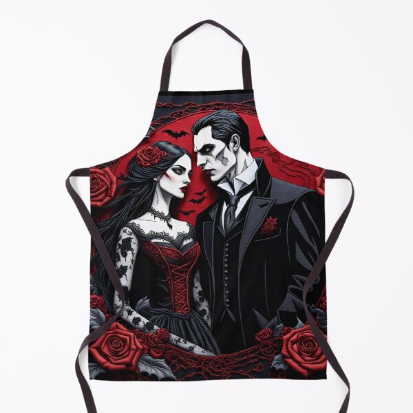 Item preview, Vampire couple, gothic love designed and sold by GothicRubette.