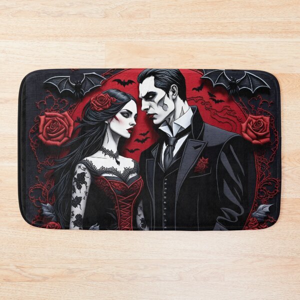 Item preview, Vampire  couple, gothic love designed and sold by GothicRubette.