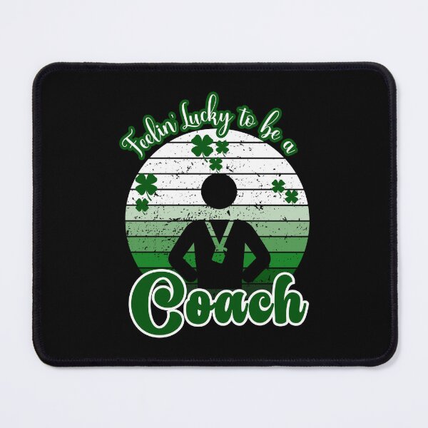 Item preview, Lucky Team Coach St Patricks Day designed and sold by CheekyChimpCo.